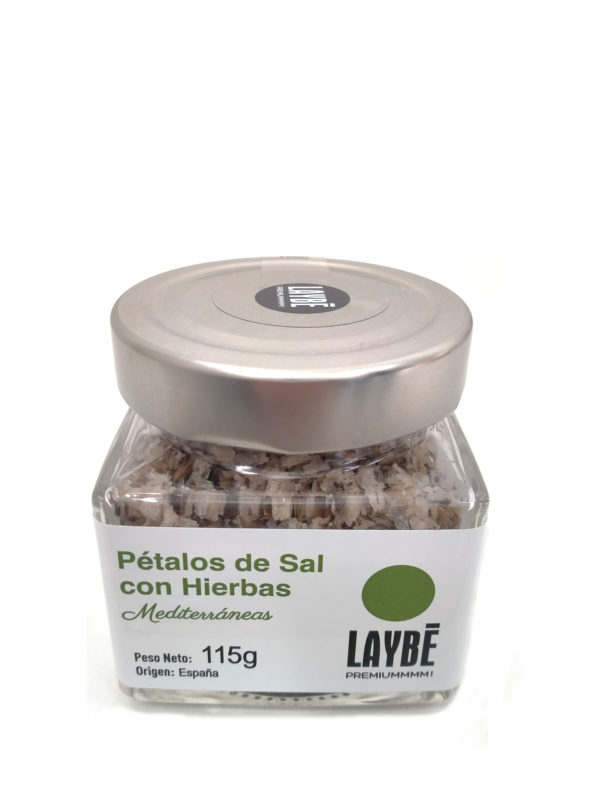 pétalos de sal con hierbas mediterraneas 115g